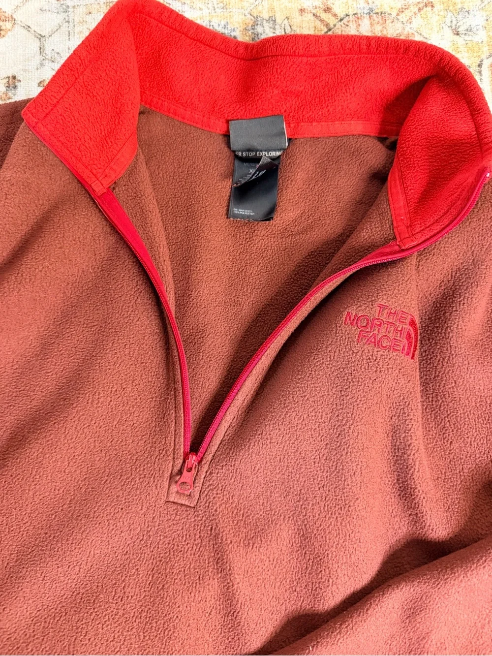 The north face quarter zip pullover